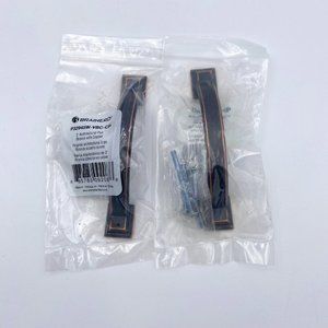 2 Brainerd 3" Architectural Cabinet Pull Bronze with Copper P32945W-VBC-CP New